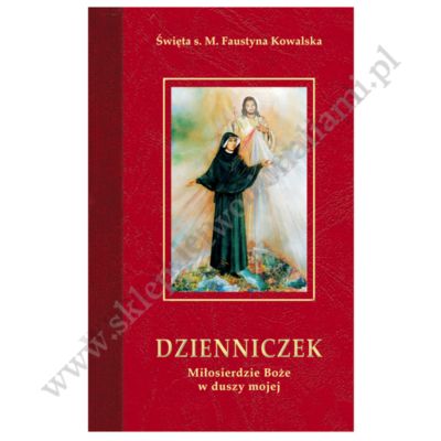 DZIENNICZEK. MIŁOSIERDZIE BOŻE W DUSZY MOJEJ - mały, miękki