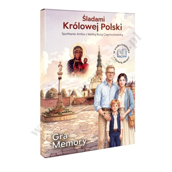 ŚLADAMI KRÓLOWEJ POLSKI - gra memory - 43250