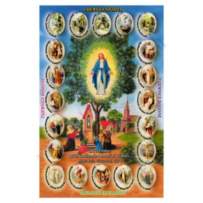 MATKA BOŻA GIETRZWAŁDZKA - format 6.5 x 10 cm - paczka 100 szt. - 43242