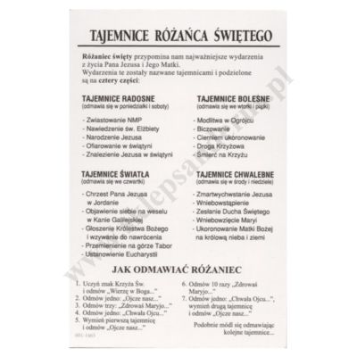 MATKA BOŻA GIETRZWAŁDZKA - format 6.5 x 10 cm - paczka 100 szt. - 43242