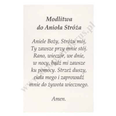 ANIOŁ STRÓŻ Z DZIEĆMI - format 6.5 x 10 cm - paczka 100 szt. - 50107