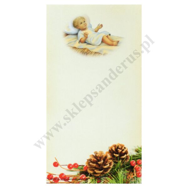 OBRAZEK KOLĘDOWY - format 7 x 13 cm - bez tekstu - paczka 100 szt. - 1663