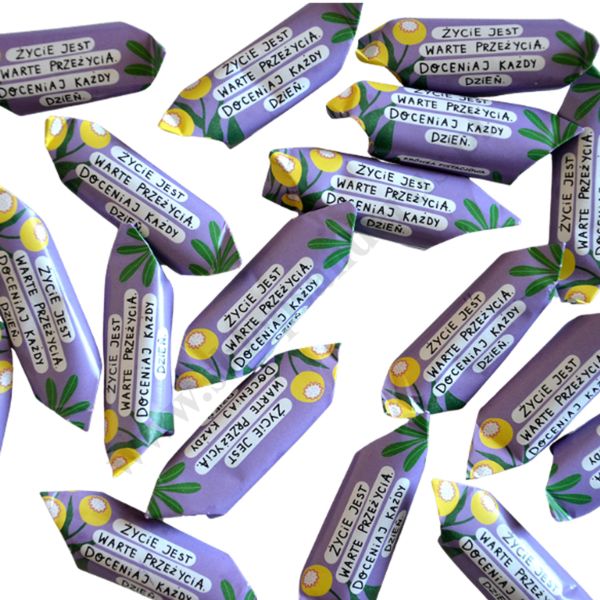 KRÓWKI Z SENTENCJAMI - PISTACJOWE - 1 KG - 9515