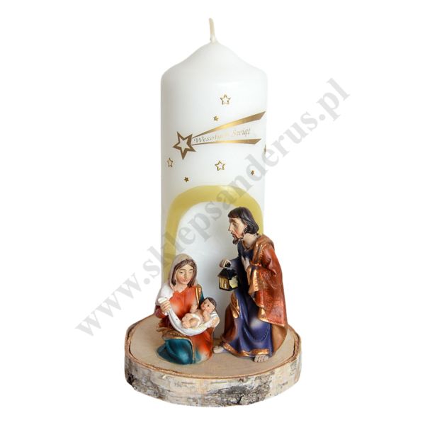ŚWIECA NA BOŻE NARODZENIE - wys. 29 cm - 83057