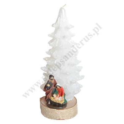 ŚWIECA NA BOŻE NARODZENIE - wys. 24 cm - 83053