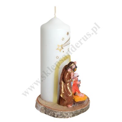 ŚWIECA NA BOŻE NARODZENIE - wys. 20 cm - 83056