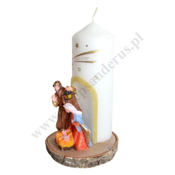 ŚWIECA NA BOŻE NARODZENIE - wys. 20 cm - 83056