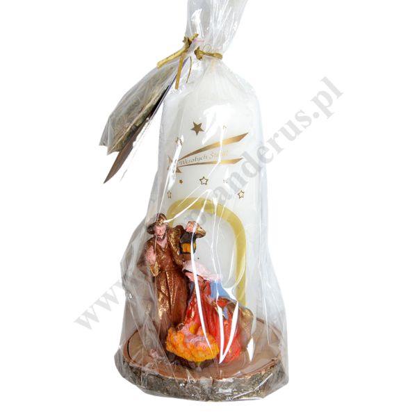 ŚWIECA NA BOŻE NARODZENIE - wys. 20 cm - 83056