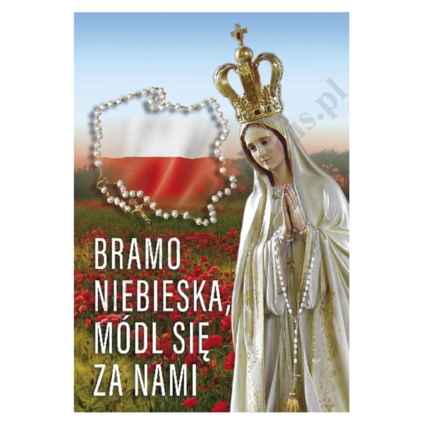 PLAKAT - BRAMO NIEBIESKA MÓDL SIĘ ZA NAMI - format 33 x 48 cm - 43281