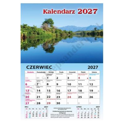 KALENDARZ ŚCIENNY ZRYWANY 2027