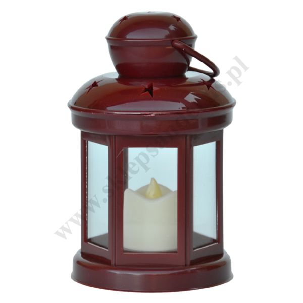 LAMPION RORATNI-ADWENTOWY BORDO - 86300