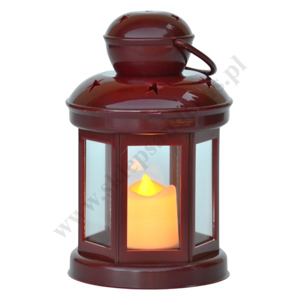 LAMPION RORATNI-ADWENTOWY BORDO - 86300
