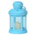 LAMPION RORATNI-ADWENTOWY JASNY NIEBIESKI - 82363