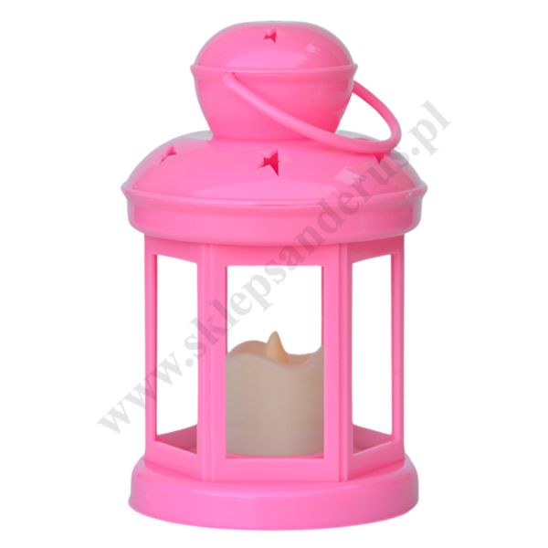 LAMPION RORATNI-ADWENTOWY RÓŻOWY - 82364