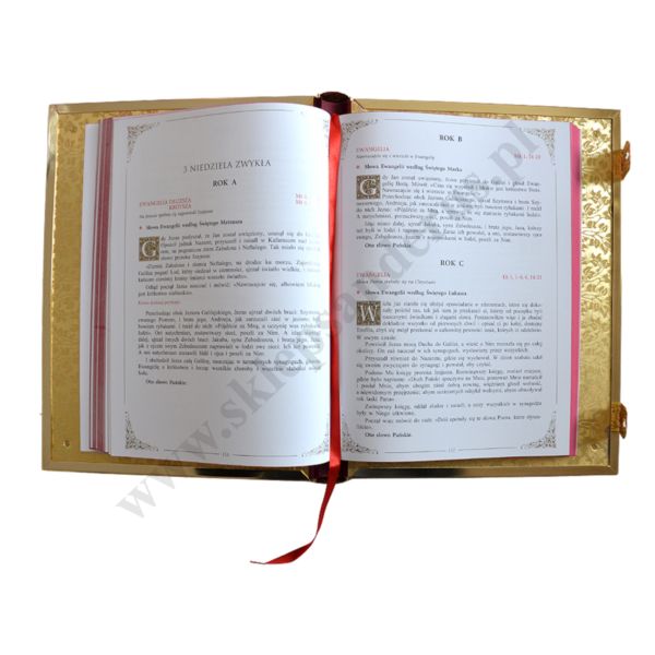 EWANGELIARZ W ZDOBIONEJ OKŁADCE - 30536