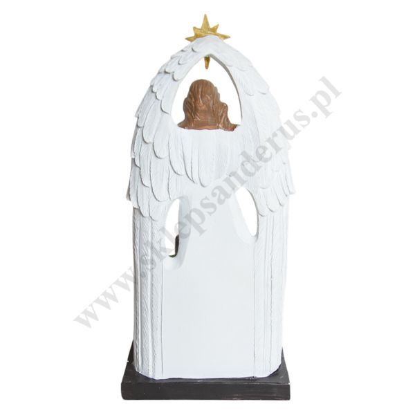 ŚWIĘTA RODZINA Z ANIOŁEM - wys. 28 cm - 2943