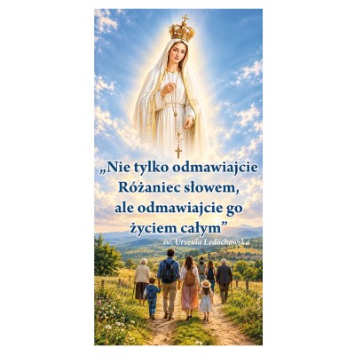 RÓŻANIEC - BANER DEKORACYJNY - WZÓR 160