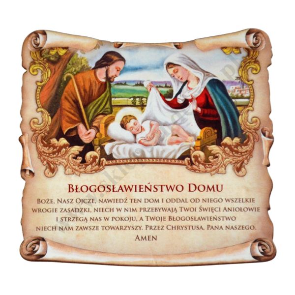 BŁOGOSŁAWIEŃSTWO DOMU - magnes 6.7 x 6.3 cm - 65513