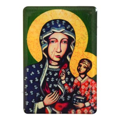 MATKA BOŻA CZĘSTOCHOWSKA - magnes format 5.5 x 8 cm - 0660