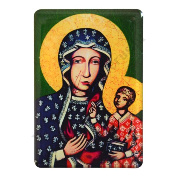 MATKA BOŻA CZĘSTOCHOWSKA - magnes format 5.5 x 8 cm - 0660