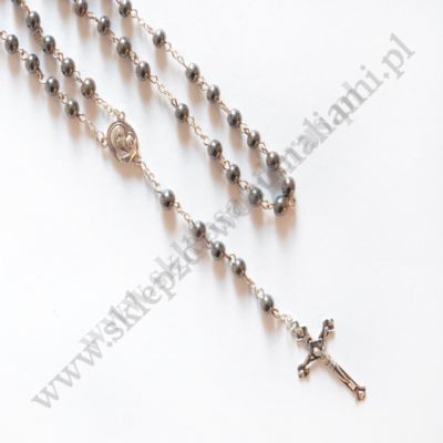 RÓŻANIEC HEMATYT W PUDEŁKU - 82384