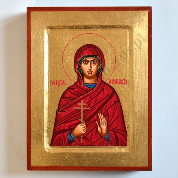 ŚWIĘTA AGNIESZKA - ikona 17.7 x 23 cm - 85632
