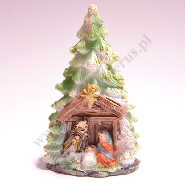ŚWIĘTA RODZINA W CHOINCE - wys. 8 cm - 82732