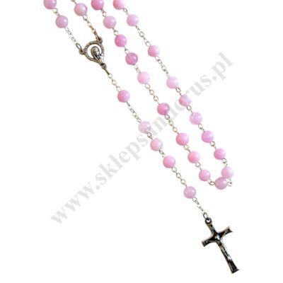 RÓŻANIEC AGAT RÓŻOWY - 43268