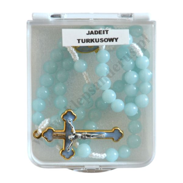 RÓŻANIEC JADEIT TURKUSOWY - 43300