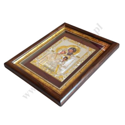 ŚWIĘTA RODZINA - ikona w ramce za szkłem 23.5 x 29.5 cm - 60288