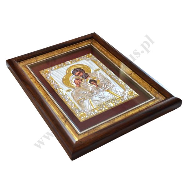 ŚWIĘTA RODZINA - ikona w ramce za szkłem 23.5 x 29.5 cm - 60288