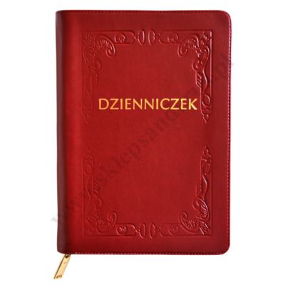 DZIENNICZEK SIOSTRY FAUSTYNY - DUŻY FORMAT W SKÓRZE
