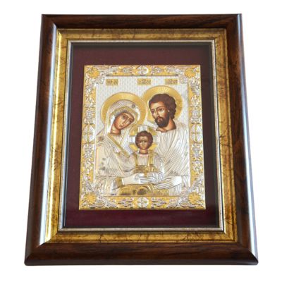 ŚWIĘTA RODZINA - ikona w ramce za szkłem 23.5 x 29.5 cm - 66211