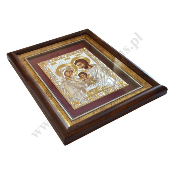 ŚWIĘTA RODZINA - ikona w ramce za szkłem 23.5 x 29.5 cm - 66211