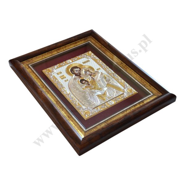 ŚWIĘTA RODZINA - ikona w ramce za szkłem 23.5 x 29.5 cm - 61900