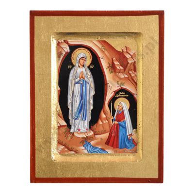 MATKA BOŻA LOURDES - ikona 14 x 18 cm - 83523
