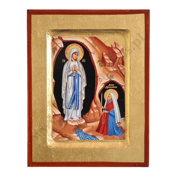MATKA BOŻA LOURDES - ikona 14 x 18 cm - 83523