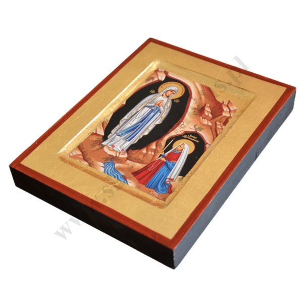 MATKA BOŻA LOURDES - ikona 14 x 18 cm - 83523