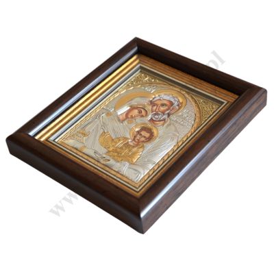 ŚWIĘTA RODZINA - ikona w ramce za szkłem 13 x 15 cm - 87702