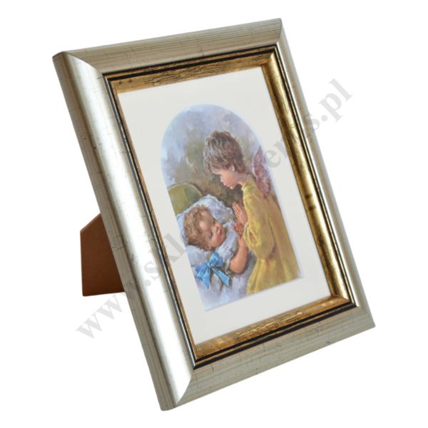 ANIOŁ STRÓŻ - obrazek 16.5 x 19.2 cm - 74632