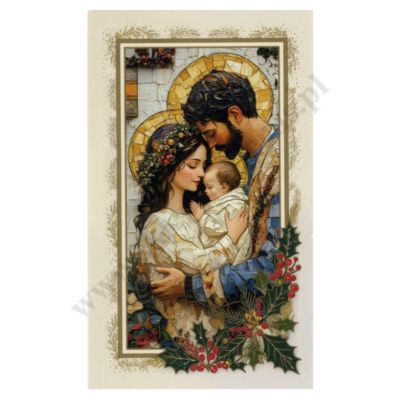 OBRAZEK KOLĘDOWY UV - format 6.5 x 11 cm - PACZKA 100 szt. - 38648