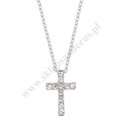 ŁAŃCUSZEK Z KRZYŻYKIEM Z CYRKONIAMI - 65972