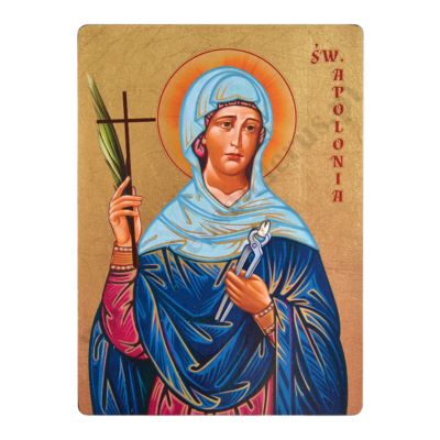 ŚWIĘTA APOLONIA - ikona 16 x 22 cm - 30128