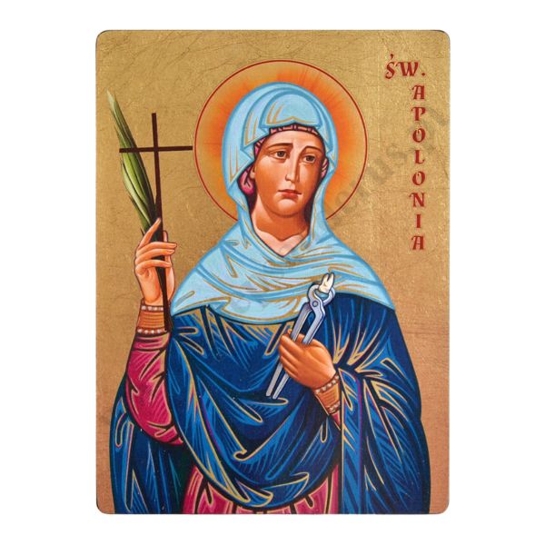 ŚWIĘTA APOLONIA - ikona 16 x 22 cm - 30128