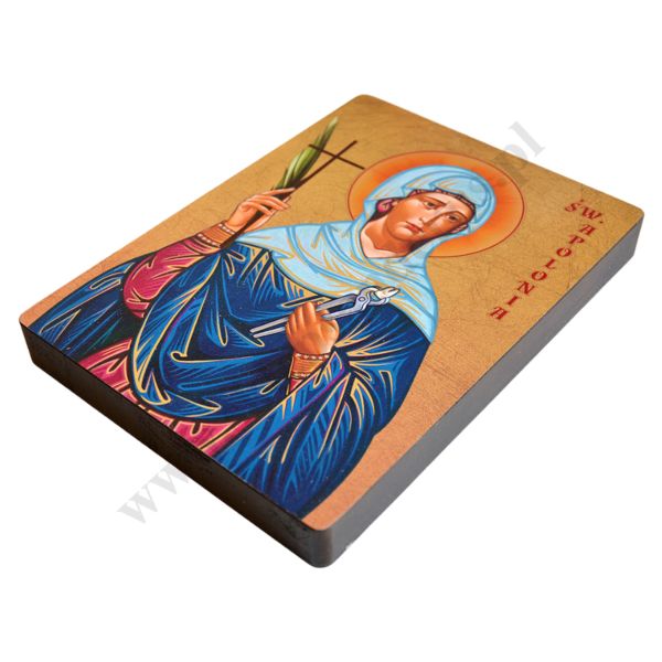 ŚWIĘTA APOLONIA - ikona 16 x 22 cm - 30128
