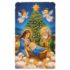 OBRAZEK KOLĘDOWY BROKAT - format 6.2 x 10.4 cm - PACZKA 100 szt. - 65476