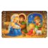 OBRAZEK KOLĘDOWY BROKAT - format 10.4 x 6.2 cm - PACZKA 100 szt. - 82841
