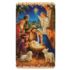 OBRAZEK KOLĘDOWY BROKAT - format 6.2 x 10.4 cm - PACZKA 100 szt. - 73336