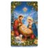 OBRAZEK KOLĘDOWY BROKAT - format 6.2 x 10.4 cm - PACZKA 100 szt. - 73328