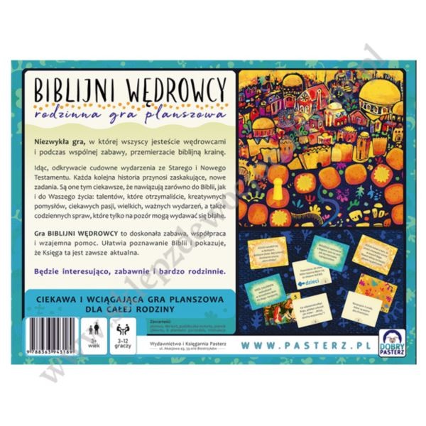 BIBLIJNI WĘDROWCY - RODZINNA GRA PLANSZOWA - 11321